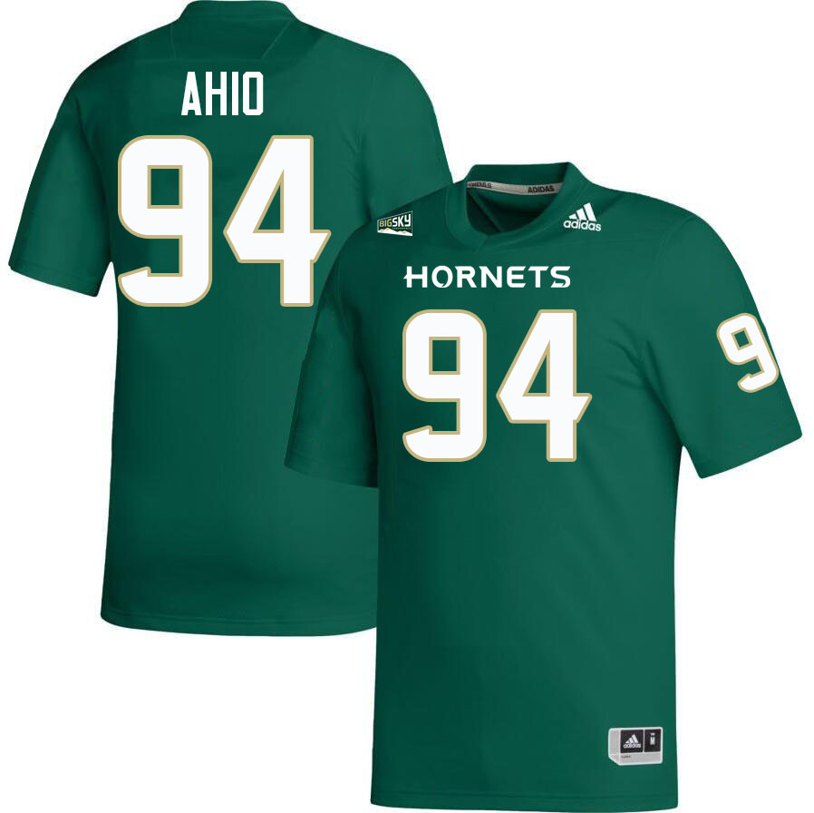 Ben Ahio SAC State Jersey,Sacramento State Hornets #94 Ben Ahio Jersey-Green